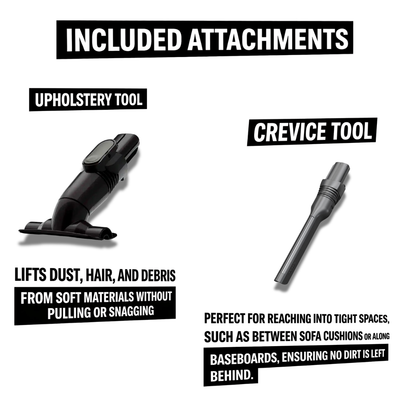 Upholstery Tool & Crevice Tool Bundle
