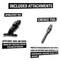Upholstery Tool & Crevice Tool Bundle